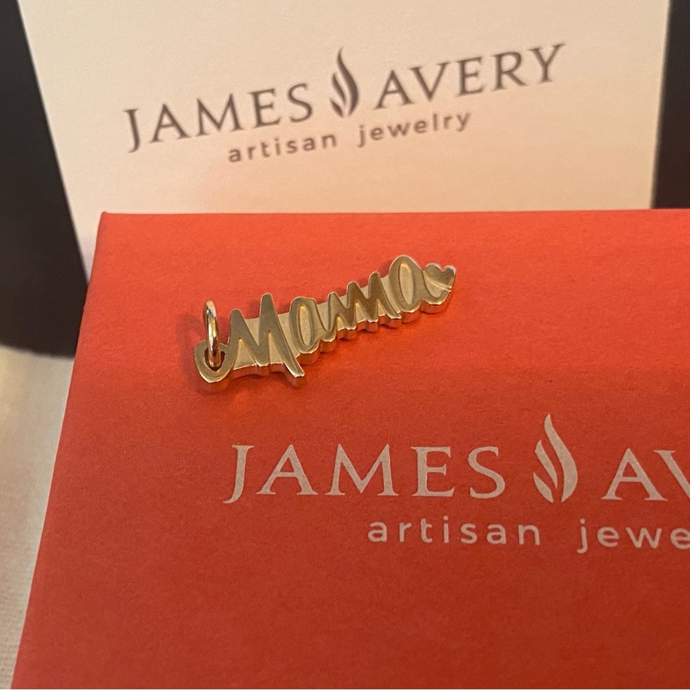 James Avery Gold 'Mama' Charm New